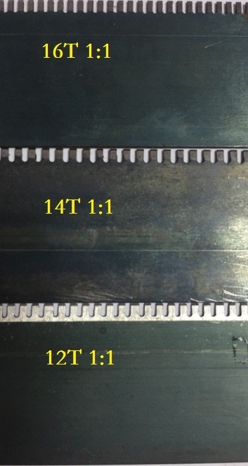 Thêm Hardened Cạnh 2pt hoặc 3PT Proforating thép cắt Rule Trong Bất kỳ răng và Gap