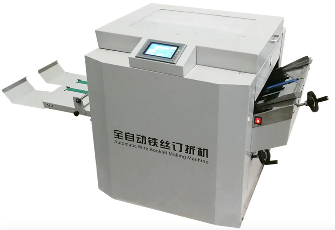 Tăng năng suất cao Book Wire Saddle Stitch Maker Machine 480MM Max. Chiều rộng có thể hoạt động