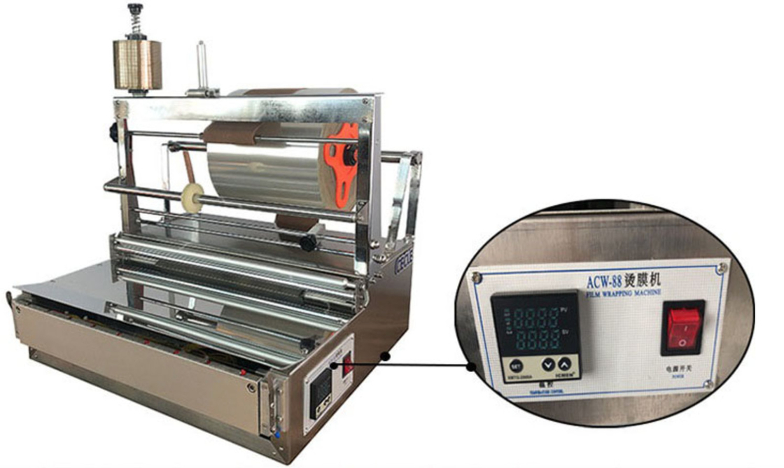 Máy bọc phim cắt phim bopp điều chỉnh cho các hình dạng và kích thước sản phẩm khác nhau
