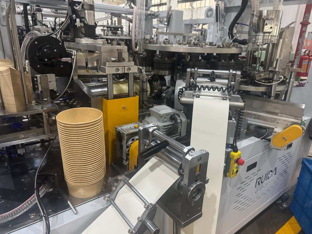 High-Speed 380V/220V Paper Cup Forming Machine with 140-160pcs/min Capacity PE/PLA/Bio Glue Coated 15000W Power