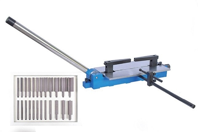 Máy uốn quy tắc thủ công EURO, máy uốn khuôn với ma trận 41 cho quy tắc thép 23,80x0,71mm