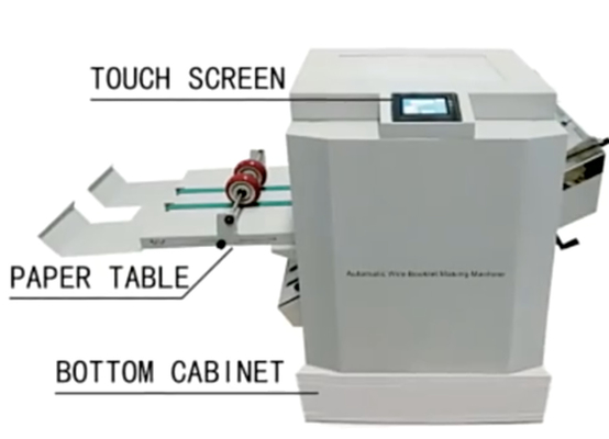 Máy vi tính sách nhỏ Máy đóng sách gấp yên ngựa Máy đóng sách Flat Stitch